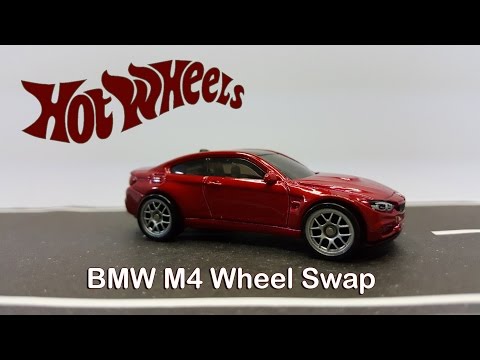 Hot Wheels Customizing: BMW F82 M4 BBS Wheel Swap Custom!