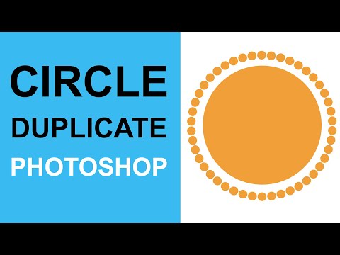 How To Easily Duplicate An Object Around A Circle | Photoshop Tutorial