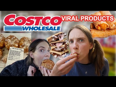 Trying every VIRAL Costco product *food, drinks, clothes*