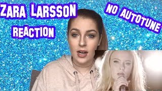 Zara Larsson "No Autotune" - REACTION