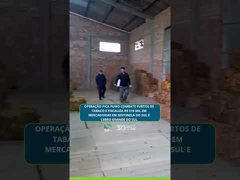 Operação combate furtos de tabaco e fiscaliza R$ 510 mil em mercadorias na Costa Doce