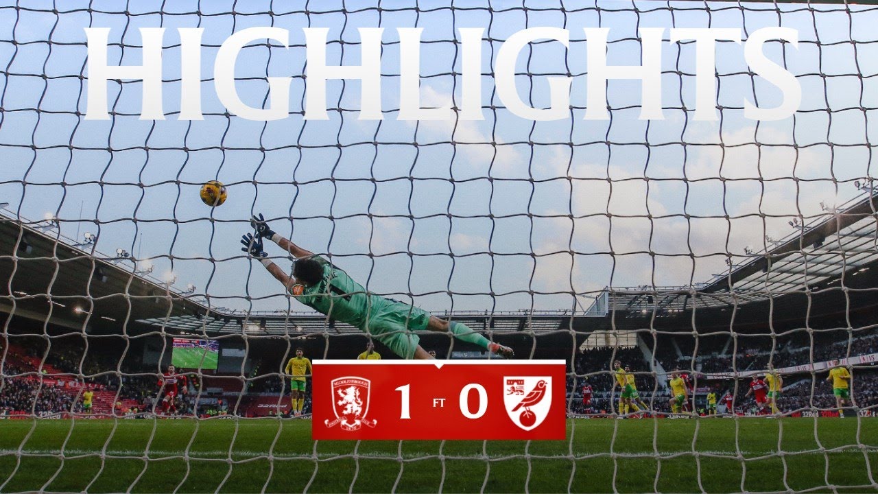 Middlesbrough vs Norwich City Highlights
