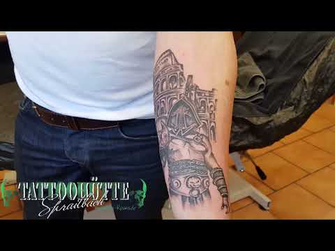 Tattoohütte Spraitbach - Gladiator Coloseum Tattoo