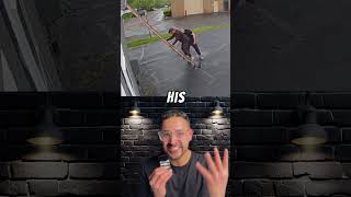 This Angel Saved His Life!🪜👼 #angel #jesus #shorts #god #christ #holyspirit