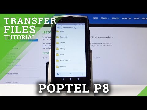 How to Transfer Files from POPTEL P8 - Move Files to SD Card