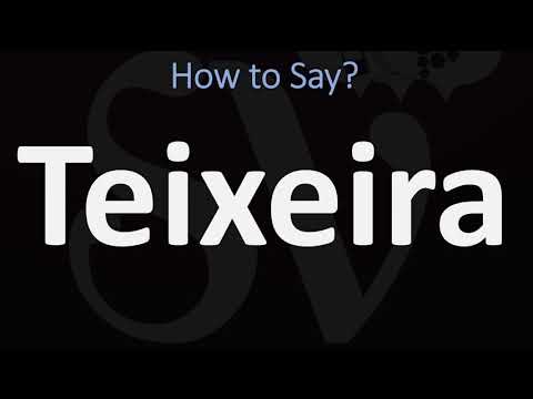 How to Pronounce Teixeira? (CORRECTLY)