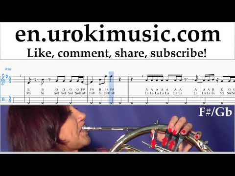 How to Play French Horn Meghan Trainor - Let You Be Right Tabs um-ih352