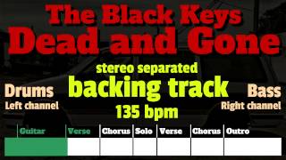 Backing track for The Black Keys - Dead and Gone (stereo separated drums and bass)