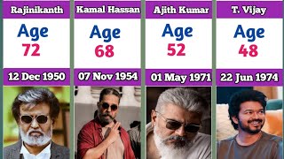 Tamil Actors Real Age in 2023  Thalapathy Vijay  R