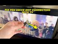 How To Fix USB Pen Drive Not Working With TV