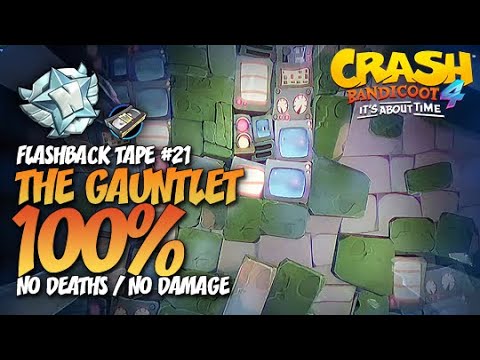 Crash Bandicoot 4: The Gauntlet 100% Run - Flashback Tape #21 (No Deaths / No Damage)
