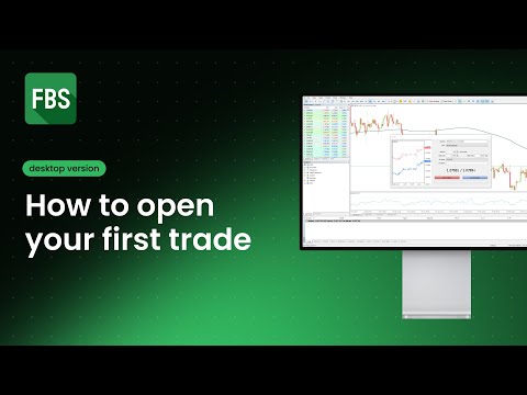 How to open your first trade in MT4/MT5 on desktop. FBS tutorial
