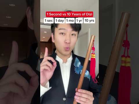 1 second VS 10 years playing dizi #aylex #dizi #chineseflute #bambooflute #woodenflute #roblox