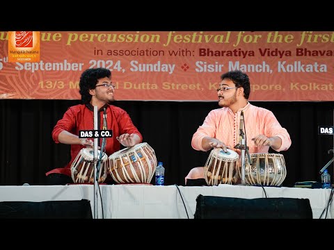 Duet Tabla By Suprabhat Bhattacharjee And Nabagata Bhattacharjee ।। Harmonium-Subrata Bhattacharjee