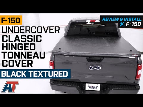 2015-2019 F150 UnderCover Classic Hinged Tonneau Cover - Black Textured Review & Install
