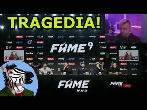 MANDZIO Ogląda Film ZEBO! "KONFERNCJA FAME MMA 9"
