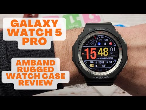 Galaxy Watch 5 Pro - AMBAND Rugged Case and Screen Protector