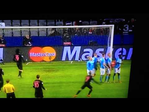 PSG-MALMÖ FF Lucas goal