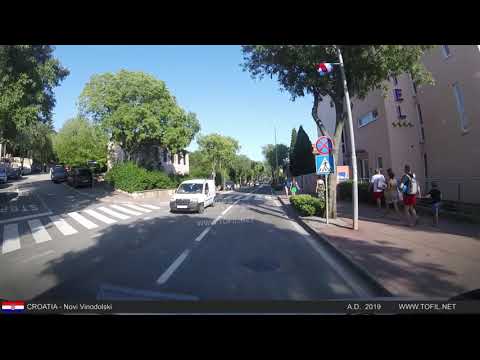 Novi Vinodolski - CROATIA 2019 Road Trip DASHCAM WWW.TOFIL.NET