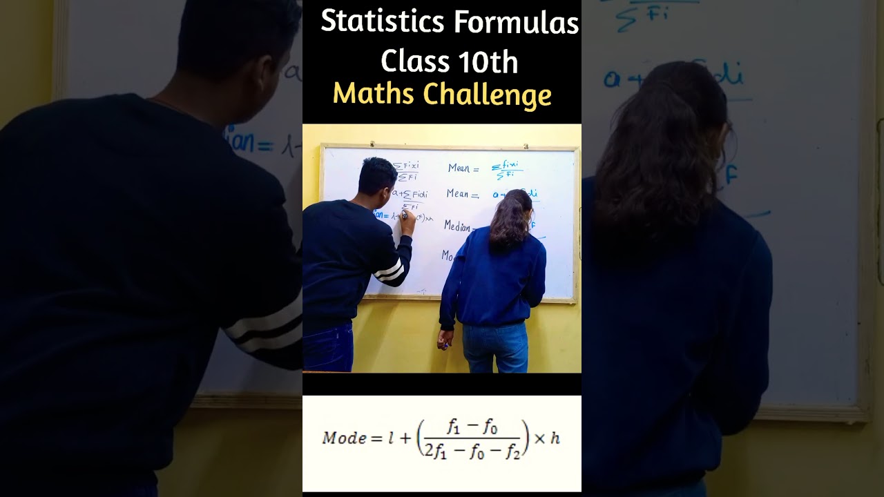 Statistics Formulas Class 10 | Mean Median, Mode Formula | Class10 Math #shorts #trending #fun #cbse