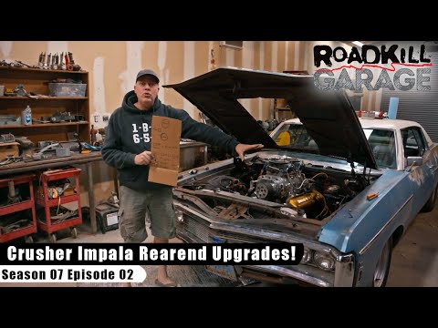 Crusher Impala Rearend Upgrades! - Roadkill Garage S07E02 - Reality Car TV Show