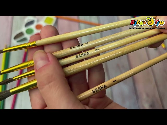 Набор кистей Artspace 5шт - видео