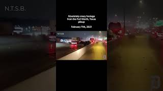 Download lagu Crazy footage from the 100  vehicle pileup in Fort Worth, Texas mp3