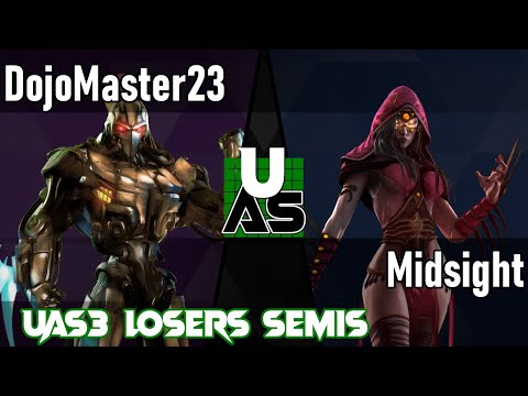 UAS3 TOP 8 - DojoMaster23 vs. Midsight [Match 12/14 - Losers Semifinals]