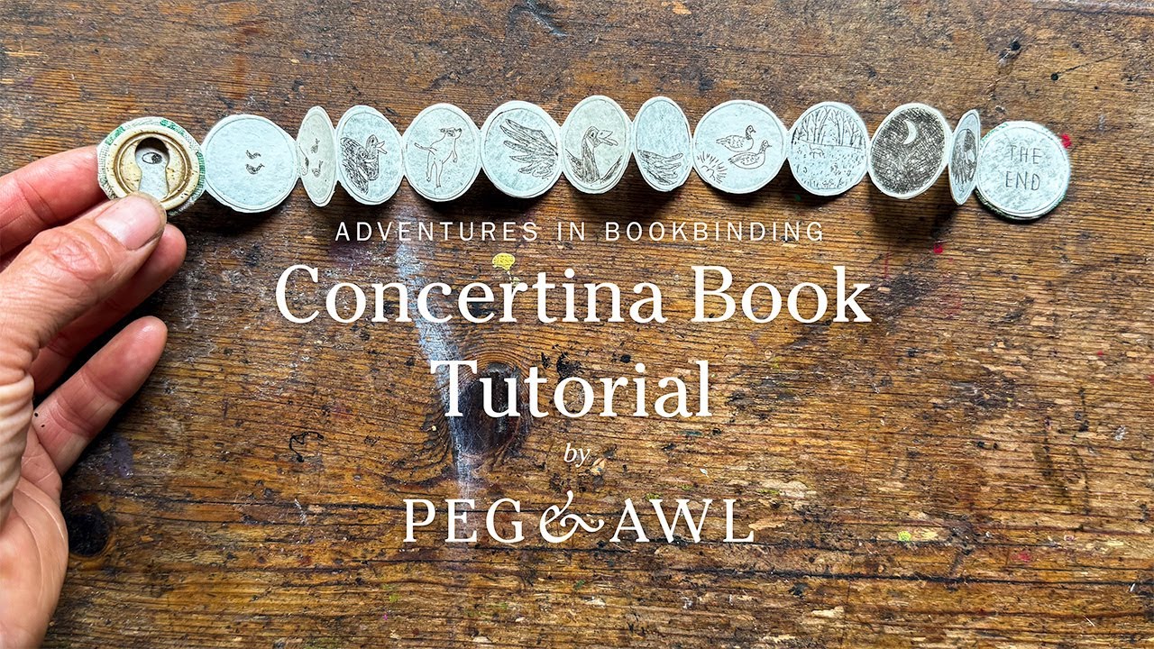 DIY Accordion Book: A Step-by-Step Concertina Bookbinding Tutorial | Peg and Awl