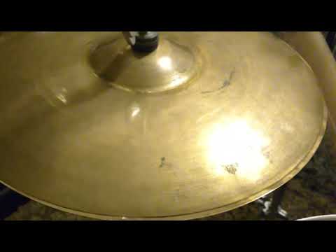 Zildjian 13" A. Zildjian Transition Stamp Hi-Hat Cymbals (Pair) 1946 - 1953 - Traditional image 10