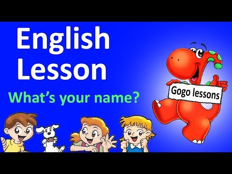 English Lesson 1 - Hello. What's your name? ABC | LEARN ENGLISH WITH CARTOONS