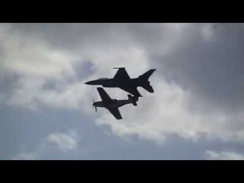 F 16 & F 16 P51 at Oshkosh 2016