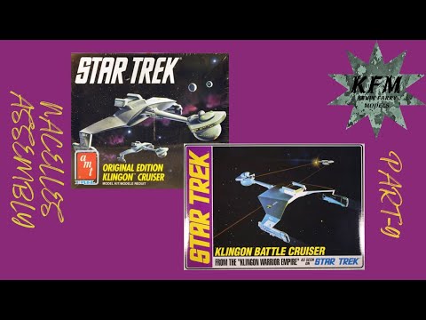 AMT STAR TREK KLINGON & ROMULAN  D7 BATTLE CRUISERS PART-9   NACELLE ASSEMBLY