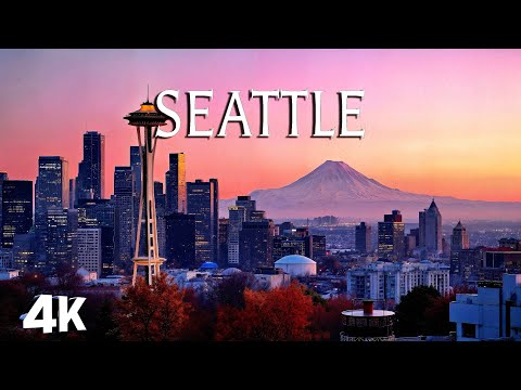 SEATTLE 4K | Explore Iconic Landmarks, Tranquil Parks & Scenic Waterfront Views