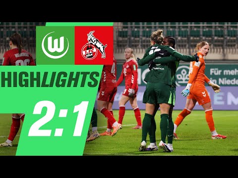 Zwei Tore von Beerensteyn zum Sieg | Highlights | VfL Wolfsburg - 1. FC Köln