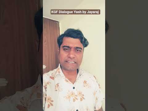 Jayaraj KGF Dialogue in Kannada