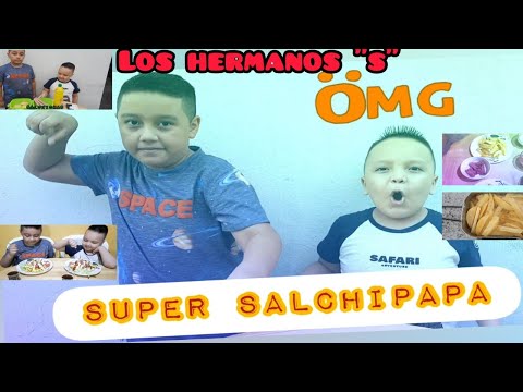 LA SUPER SALCHIPA / cocina salchipapas en casa | Sebas Santi