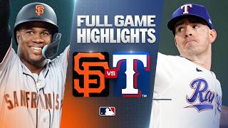GIANTS vs. RANGERS: Official Full Game Highlights (August 5) | 2026 MLB Season