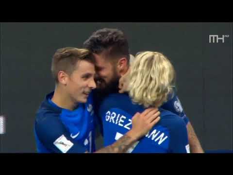 France vs Belarus 10/10/2017 (2-1) qualification coupe de monde 2018 HD