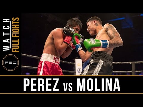 Perez vs Molina FULL FIGHT: September 3, 2016 - PBC on NBCSN