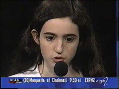 1997 Scripps National Spelling Bee | Final Round | Prem Murthy Trivedi Rebecca Sealfon