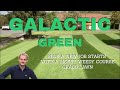 How to turn a round a rubbish lawn and Galactic green stripes and product application