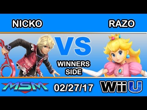 MSM 87 - 2S FAD | Nicko (Shulk) Vs. tHB | Razo (Peach) Winners Side - Smash Wii U