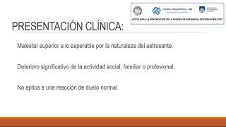 Trastorno Adaptativo - Módulo Psiquiatría