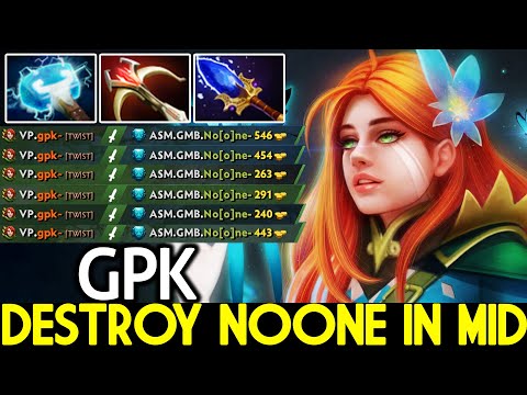 GPK [Windranger] 100% Destroy NOONE in Mid Lane Close Game Dota 2