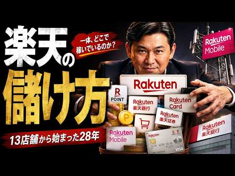 【30分で全解剖】三木谷浩史が作った「楽天」という仕組み｜13店舗から始まった28年