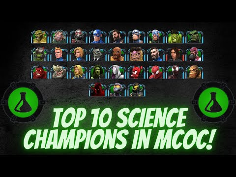 TOP 10 Science Champions In MCOC! December 2020! Marvel Contest Of Champions!