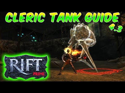 RIFT PRIME Cleric tank guide 4.3 [ 2018]