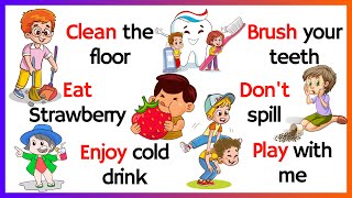 Speak English With Kids | Spoken English for kids | Daily Use English Sentences | Learn English
