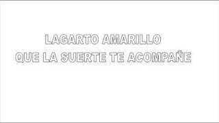 Lagarto amarillo-que la suerte te acompañe